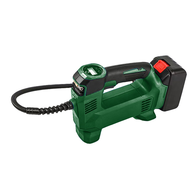 Akumulátorový hustič pneumatik pro automobily